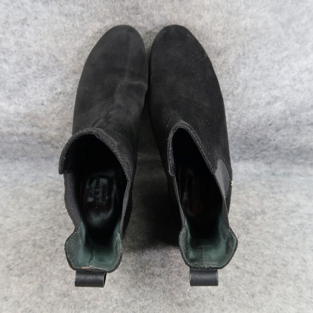 Rag & Bone Shoe Women 5 Chelsea Boot Devon Ankle Bootie Leather Block Heel Black - Picture 9 of 16